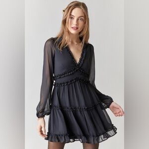 Ruffle Trim Mini Dress - Francesca’s Rochelle Dress
